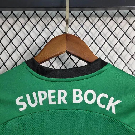 Sporting Home Shirt 23/24 - Green Kids Fan Shirt