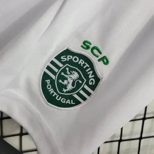 Sporting Away Shirt 23/24 - White Kids Fan Shirt