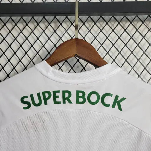 Sporting Away Shirt 23/24 - White Kids Fan Shirt
