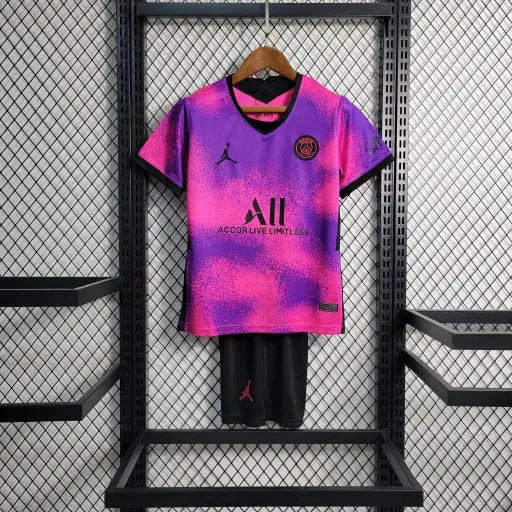 PSG 20/21 Kids Fan Shirt Pink and Purple