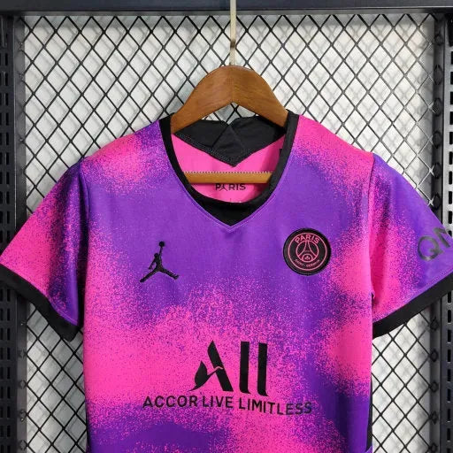 PSG 20/21 Kids Fan Shirt Pink and Purple
