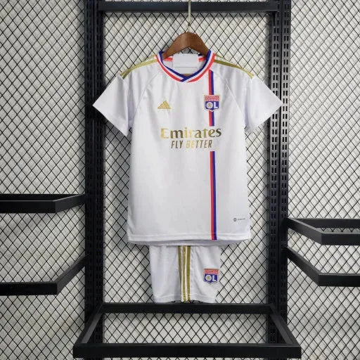 Lyon Home Shirt 23/24 - Kids Fan Shirt White