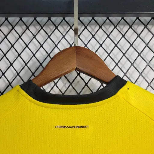 Borussia Dortmund Home Shirt 23/24 - Kids Fan Shirt Black and Yellow