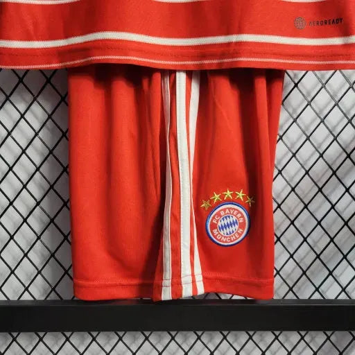 Bayern Munich Home Shirt 22/23 - Kids Fan Shirt Red