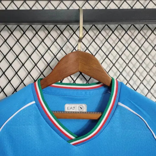 Napoli Home Shirt 23/24 - Kids Fan Shirt Blue