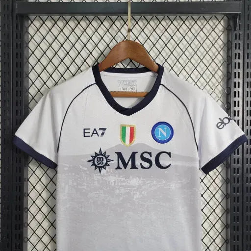 Napoli Away Shirt 23/24 - Kids Fan White