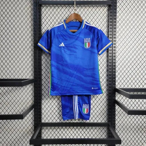 Italy Home Shirt 24/25 - Kids Fan Shirt Blue