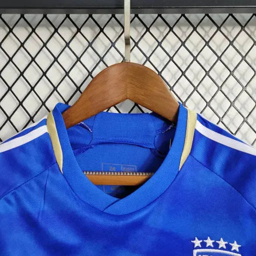 Italy Home Shirt 24/25 - Kids Fan Shirt Blue