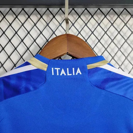 Italy Home Shirt 24/25 - Kids Fan Shirt Blue
