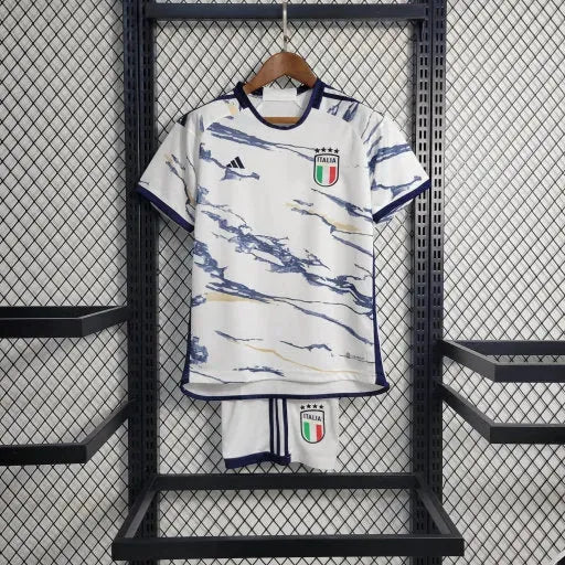 Italy Away Shirt 23/24 - Kids Fan White