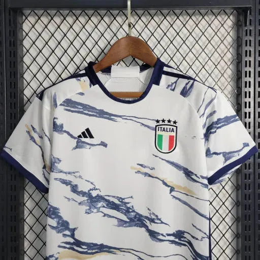 Italy Away Shirt 23/24 - Kids Fan White