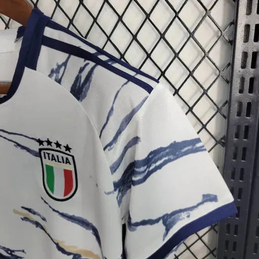 Italy Away Shirt 23/24 - Kids Fan White