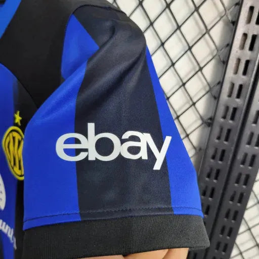 Inter Milan Home Shirt 23/24 - Kids Fan Shirt Blue and Black
