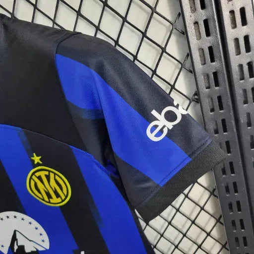 Inter Milan Home Shirt 23/24 - Kids Fan Shirt Blue and Black