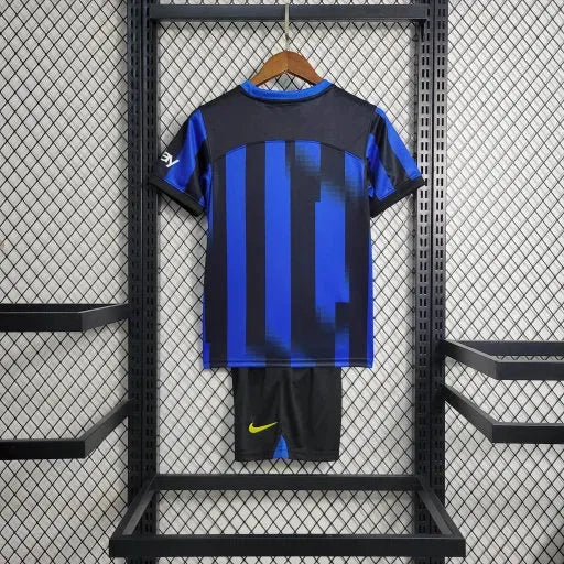 Inter Milan Home Shirt 23/24 - Kids Fan Shirt Blue and Black
