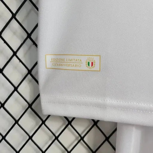 Italy Commemorative Edition Shirt 23/24 - Children's Fans White and Gold