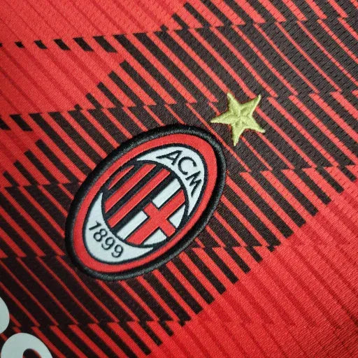 AC Milan Home Shirt 23/24 - Kids Fan Shirt Red