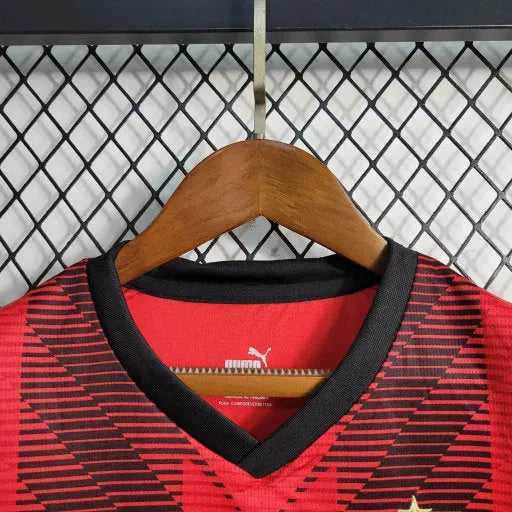 AC Milan Home Shirt 23/24 - Kids Fan Shirt Red