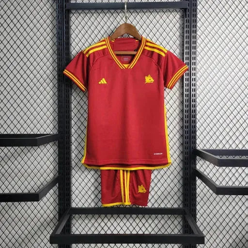 Roma Home Shirt 23/24 - Kids Fan Shirt Red