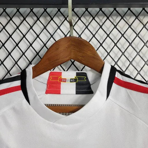 Sao Paulo Home Shirt 22/23 - White Kids Fan Shirt