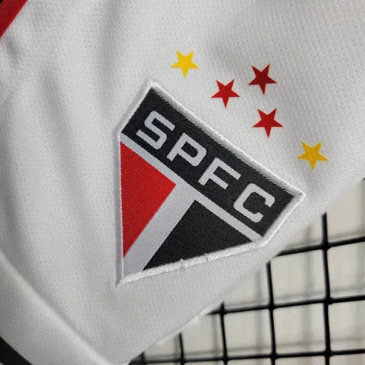 Sao Paulo Home Shirt 22/23 - White Kids Fan Shirt