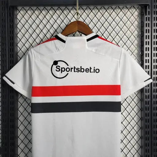 Sao Paulo Home Shirt 22/23 - White Kids Fan Shirt