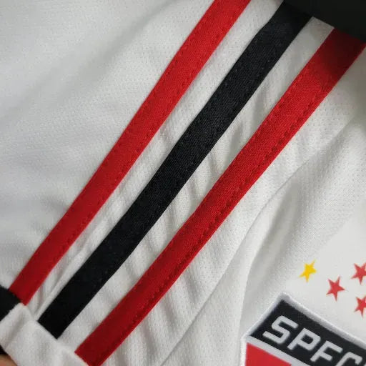 Sao Paulo Home Shirt 22/23 - White Kids Fan Shirt
