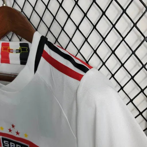 Sao Paulo Home Shirt 22/23 - White Kids Fan Shirt