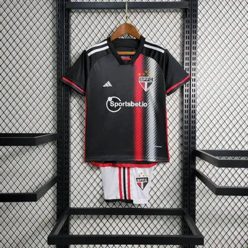 São Paulo Away II Shirt 23/24 - Black Children's Fan Shirt