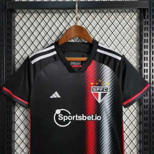 São Paulo Away II Shirt 23/24 - Black Children's Fan Shirt