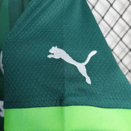 Palmeiras Home Shirt 23/24 - Green Children's Fan Shirt