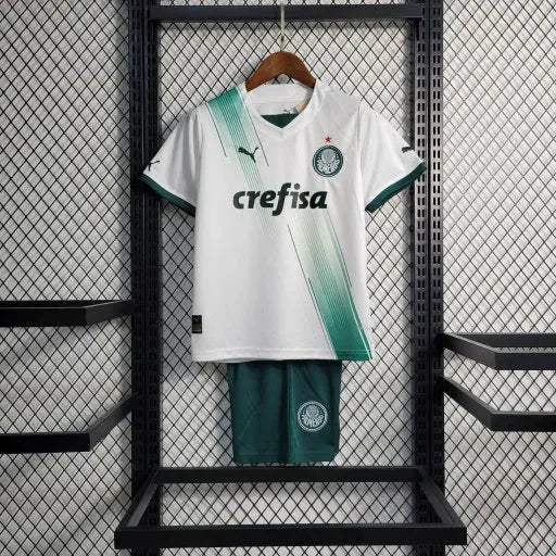 Palmeiras Away Shirt 23/24 - White Children's Fan Shirt