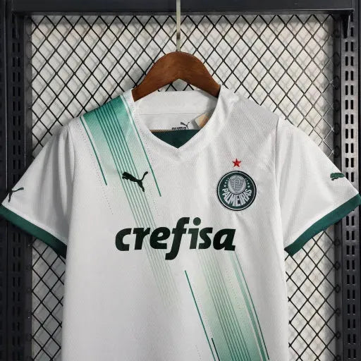 Palmeiras Away Shirt 23/24 - White Children's Fan Shirt