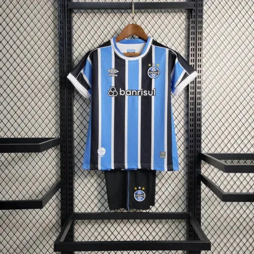 Grêmio Home Shirt 23/24 - Kids Fan Shirt Blue