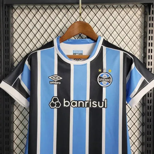 Grêmio Home Shirt 23/24 - Kids Fan Shirt Blue
