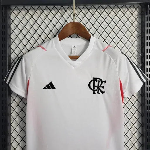 Flamengo Training Shirt 23/24 - White Children's Fan