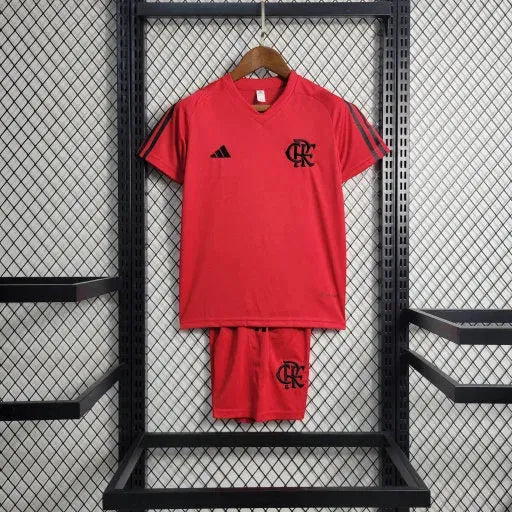 Flamengo Training Shirt 23/24 - Red Children's Fan