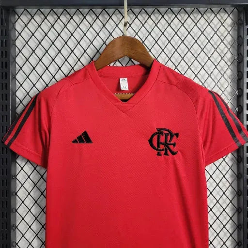 Flamengo Training Shirt 23/24 - Red Children's Fan