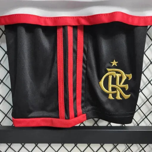 Flamengo Away Shirt 23/24 - White Kids Fan Shirt