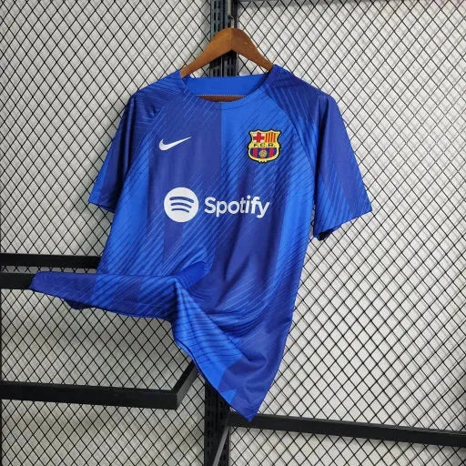 Barcelona Training Shirt 23/24 - Men's Fan Blue