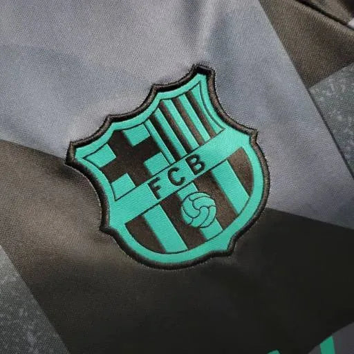 Barcelona Training Shirt 23/24 - Men's Fan Black and Green