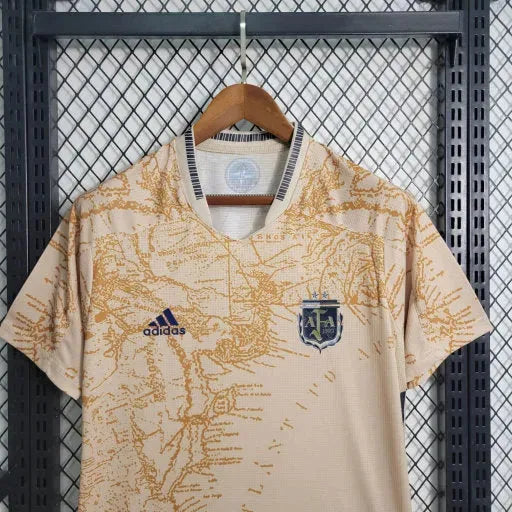 Argentina 20/21 Commemorative Edition Shirt - Men's Beige Fan Shirt