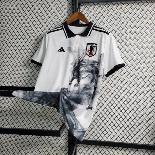 Japan Dragon Special Edition 23/24 Shirt - Men's Fan Black and White