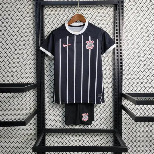 Timão Away Shirt 23/24 - Black Children's Fan Shirt
