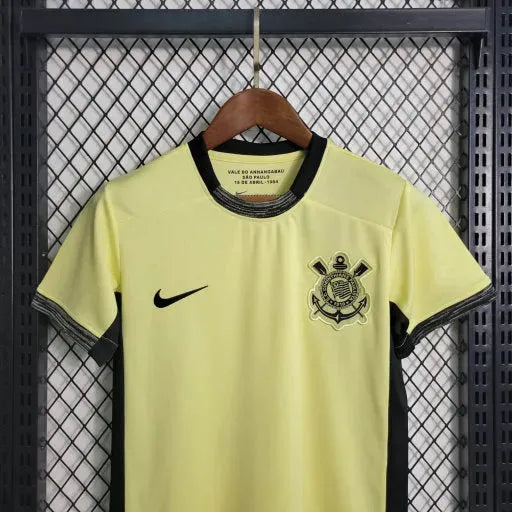 Timão Away II Shirt 23/24 - Yellow Children's Fan Shirt