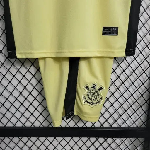 Timão Away II Shirt 23/24 - Yellow Children's Fan Shirt