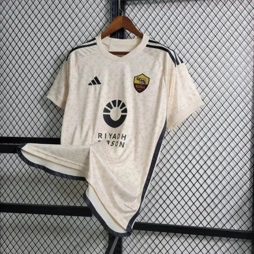Roma Away Shirt 23/24 - Men's Fan Beige
