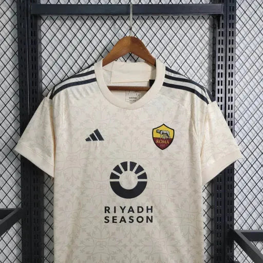 Roma Away Shirt 23/24 - Men's Fan Beige