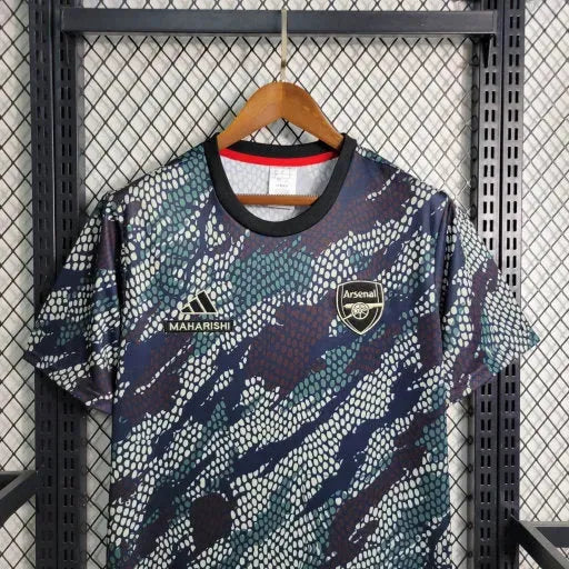 Arsenal Dragon 23/24 Shirt - Men's Black Fan Shirt
