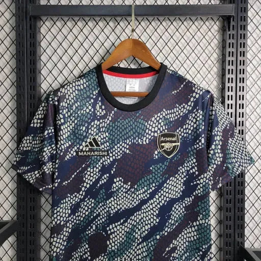 Arsenal Dragon 23/24 Shirt - Men's Black Fan Shirt